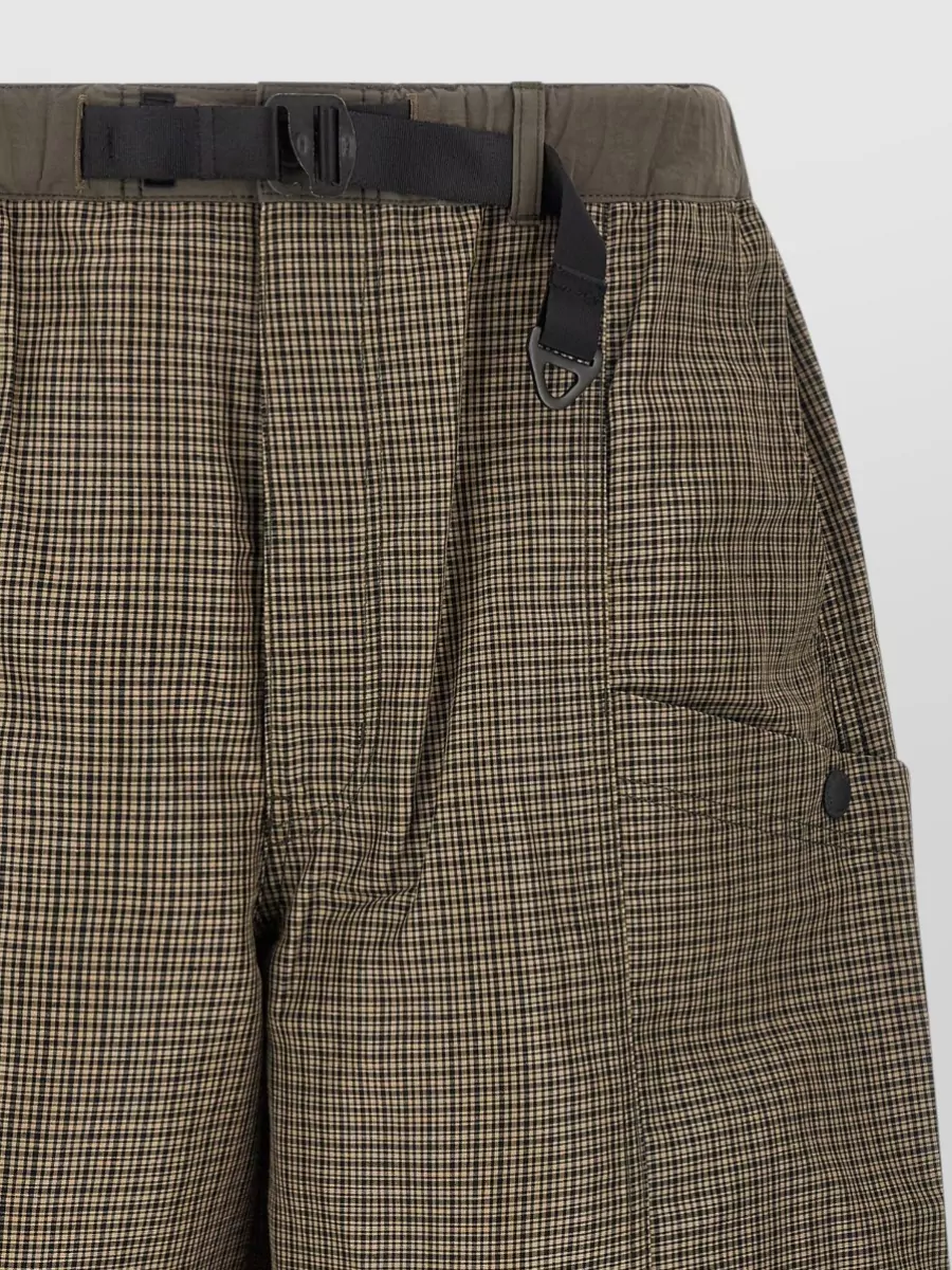 Comme Des Garçons Checked Wide-Leg Bermuda Shorts