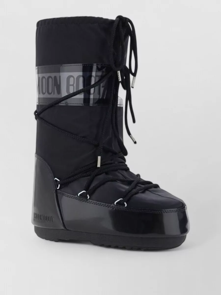 Moon Boot metallic knee-high snow boots