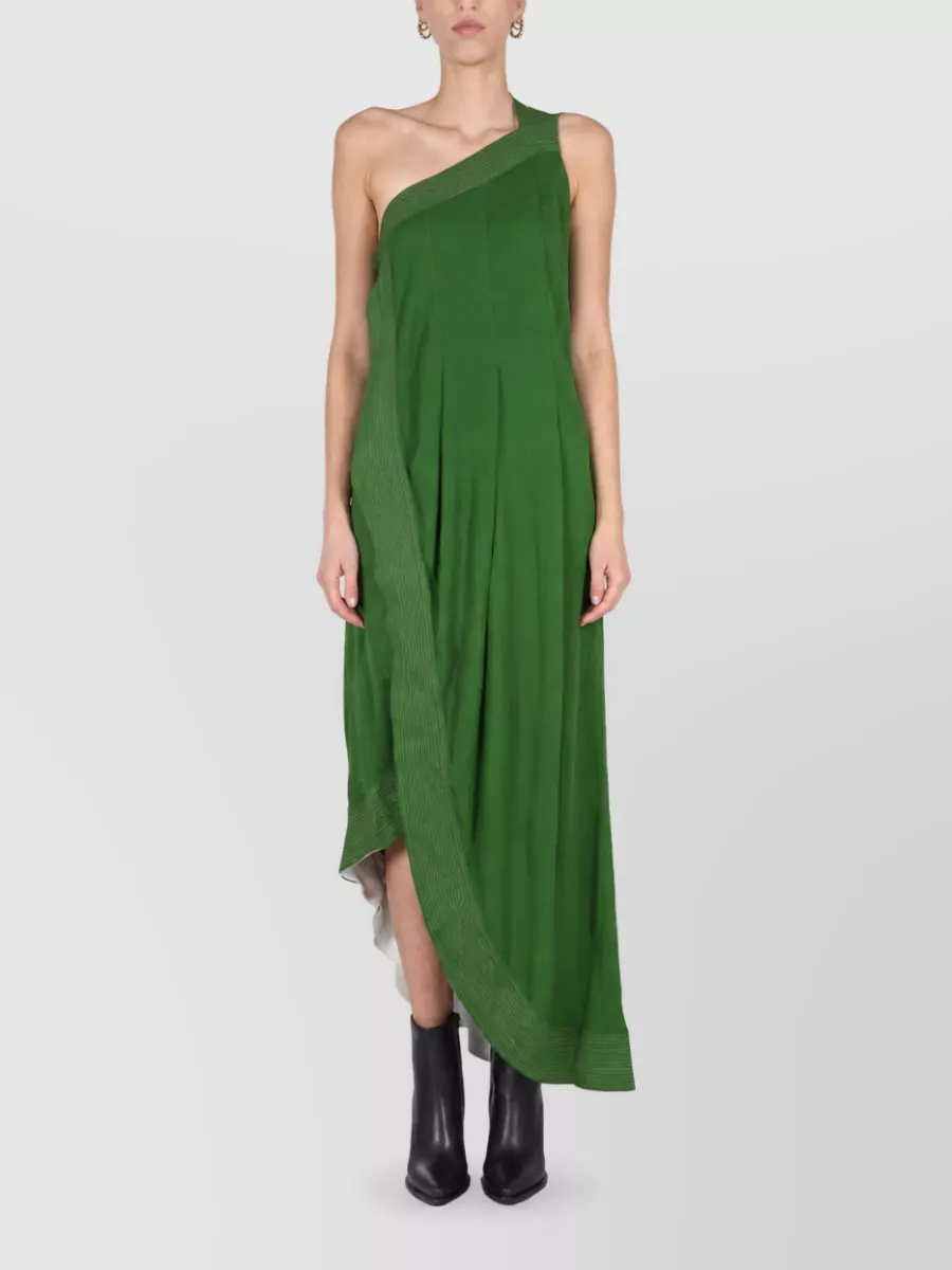 Givenchy contrast stitch midi dress