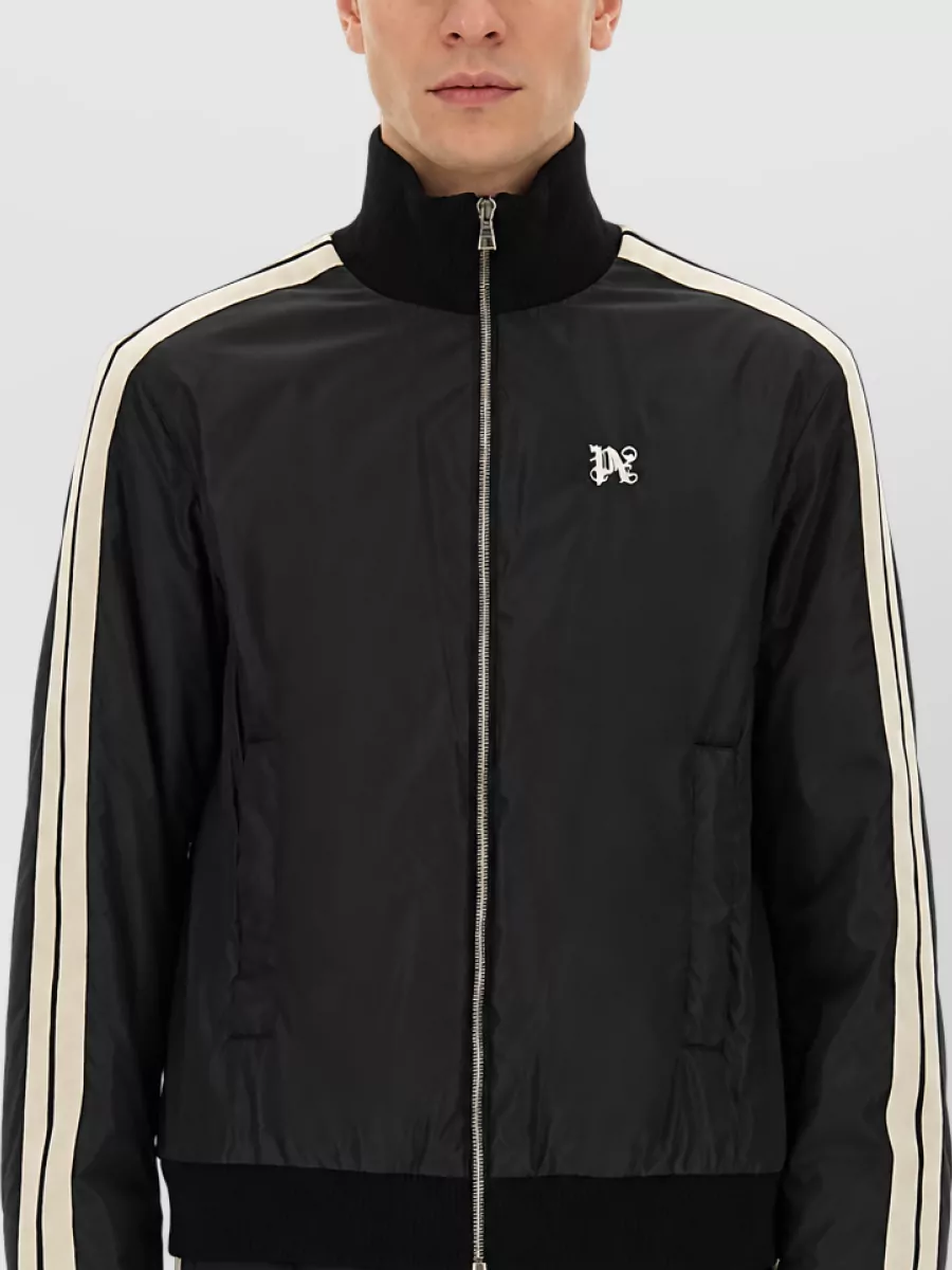 Palm Angels logo bomber jacket