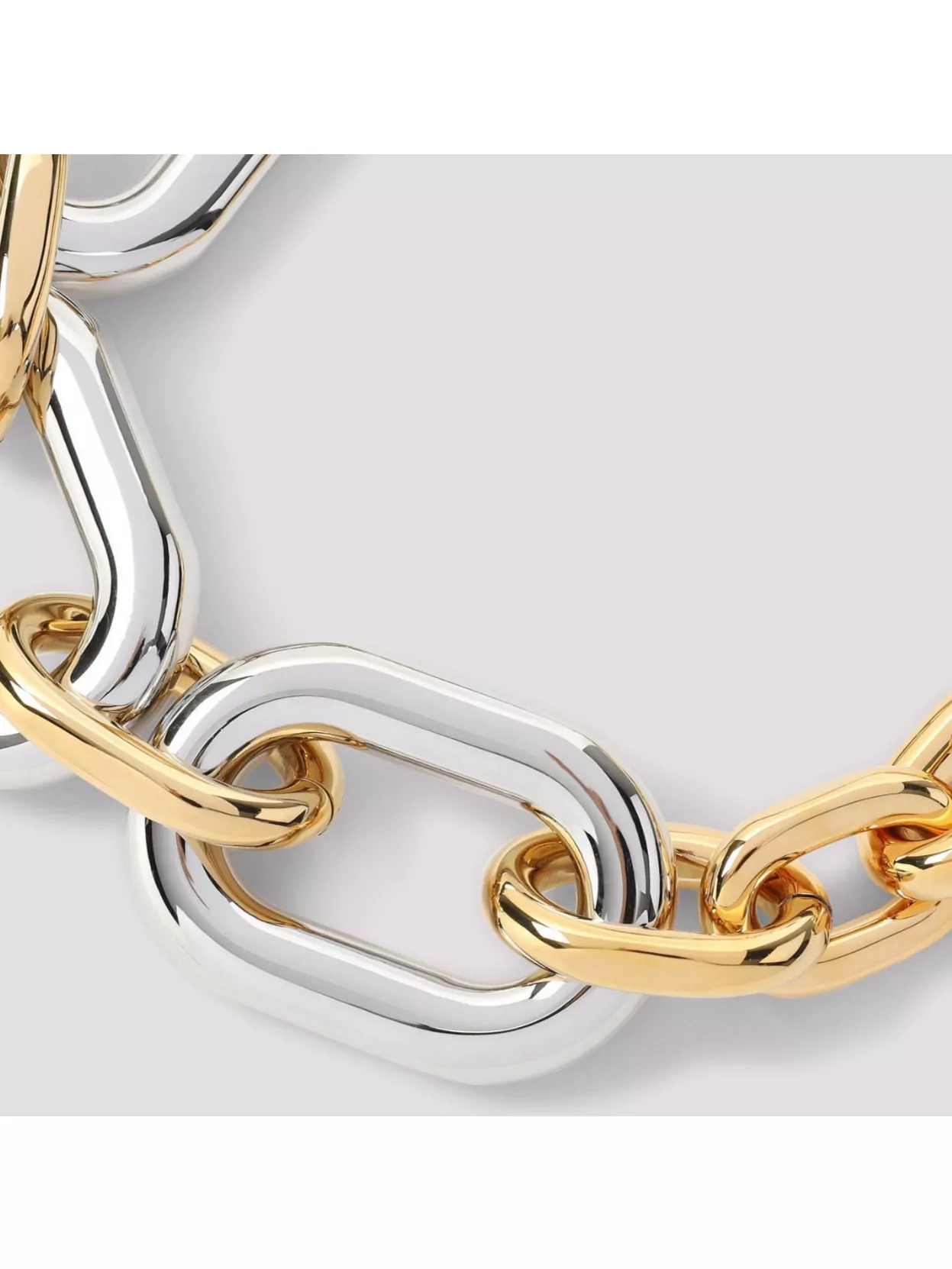 Rabanne Chunky Aluminum Chain Necklace In Neutrals