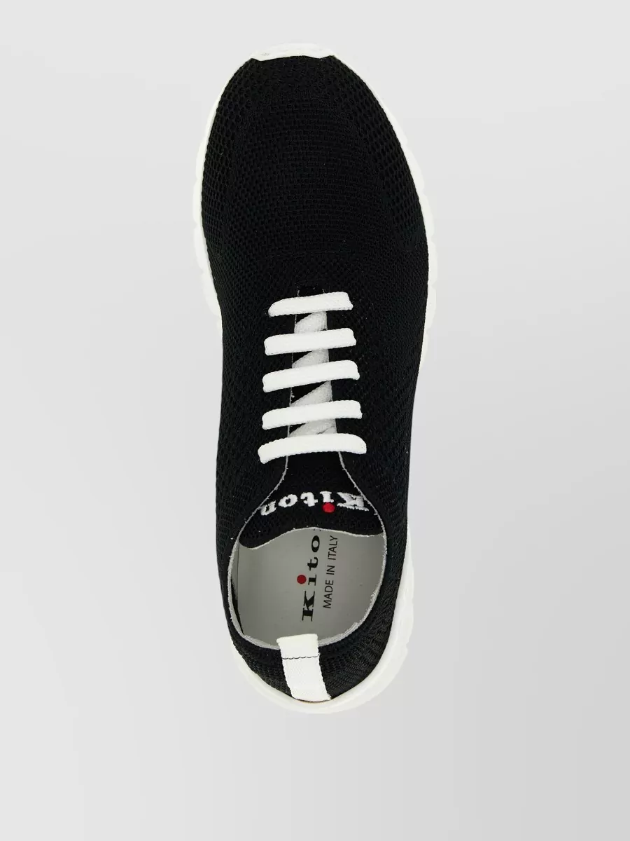 Kiton Mesh Low-Top Sneakers
