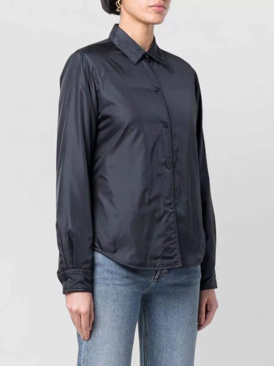 Aspesi Collared Neck Long Sleeve Nylon Silk Shirt