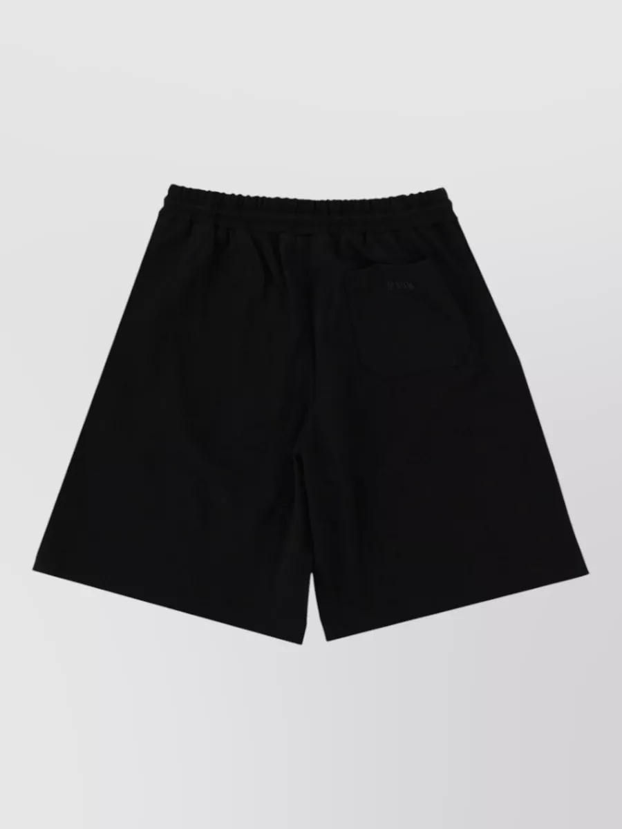 Msgm Cotton Logo Track Shorts