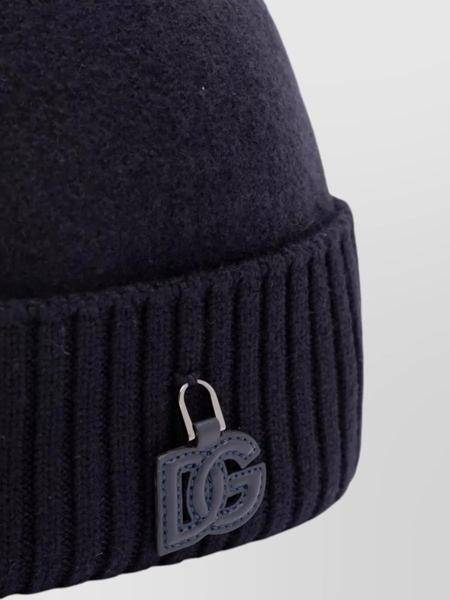Dolce&Gabbana Wool Ribbed Beanie