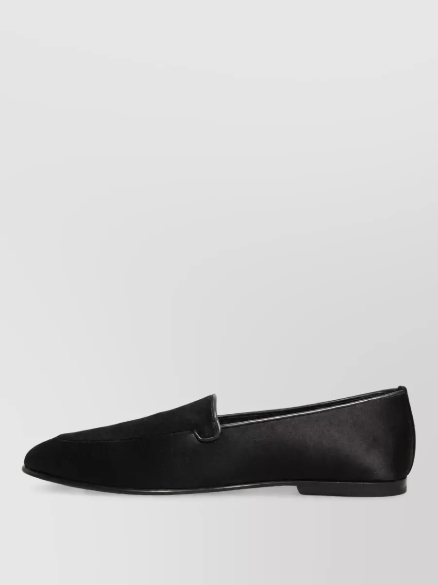 Dolce&Gabbana Leather Logo Slippers