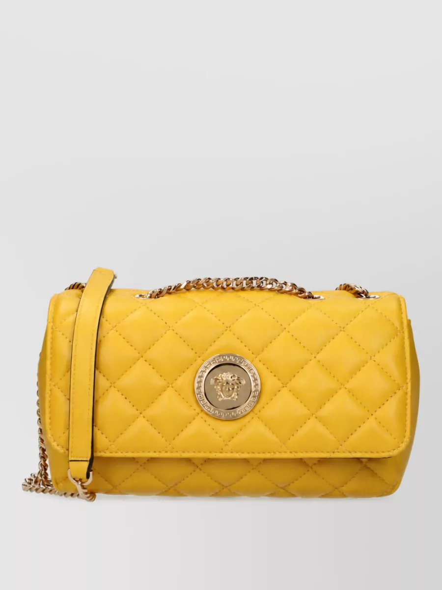 Versace na leather clutch bag