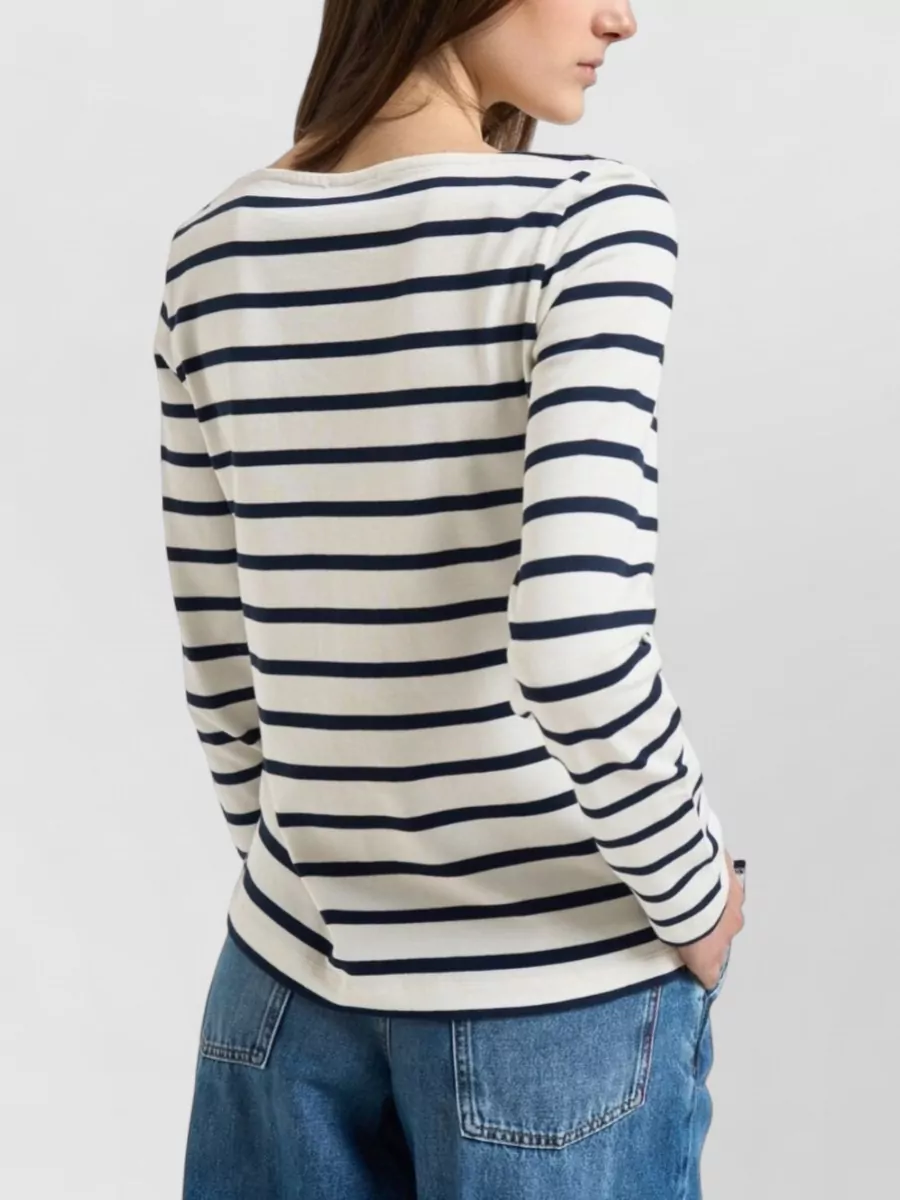 Semicouture Striped Silk Knit Sweater