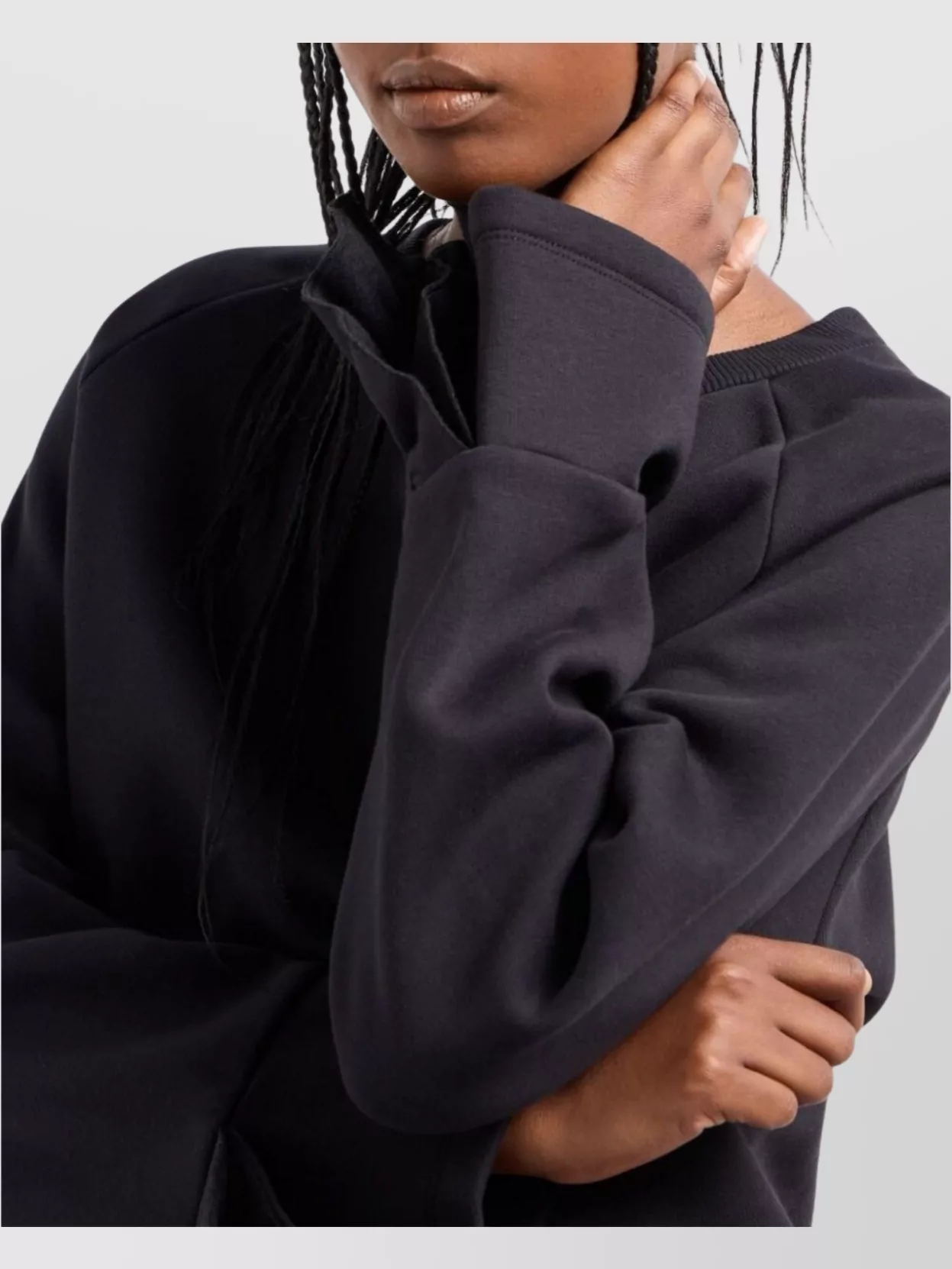 Emporio Armani Cotton Blend Logo Sweatshirt