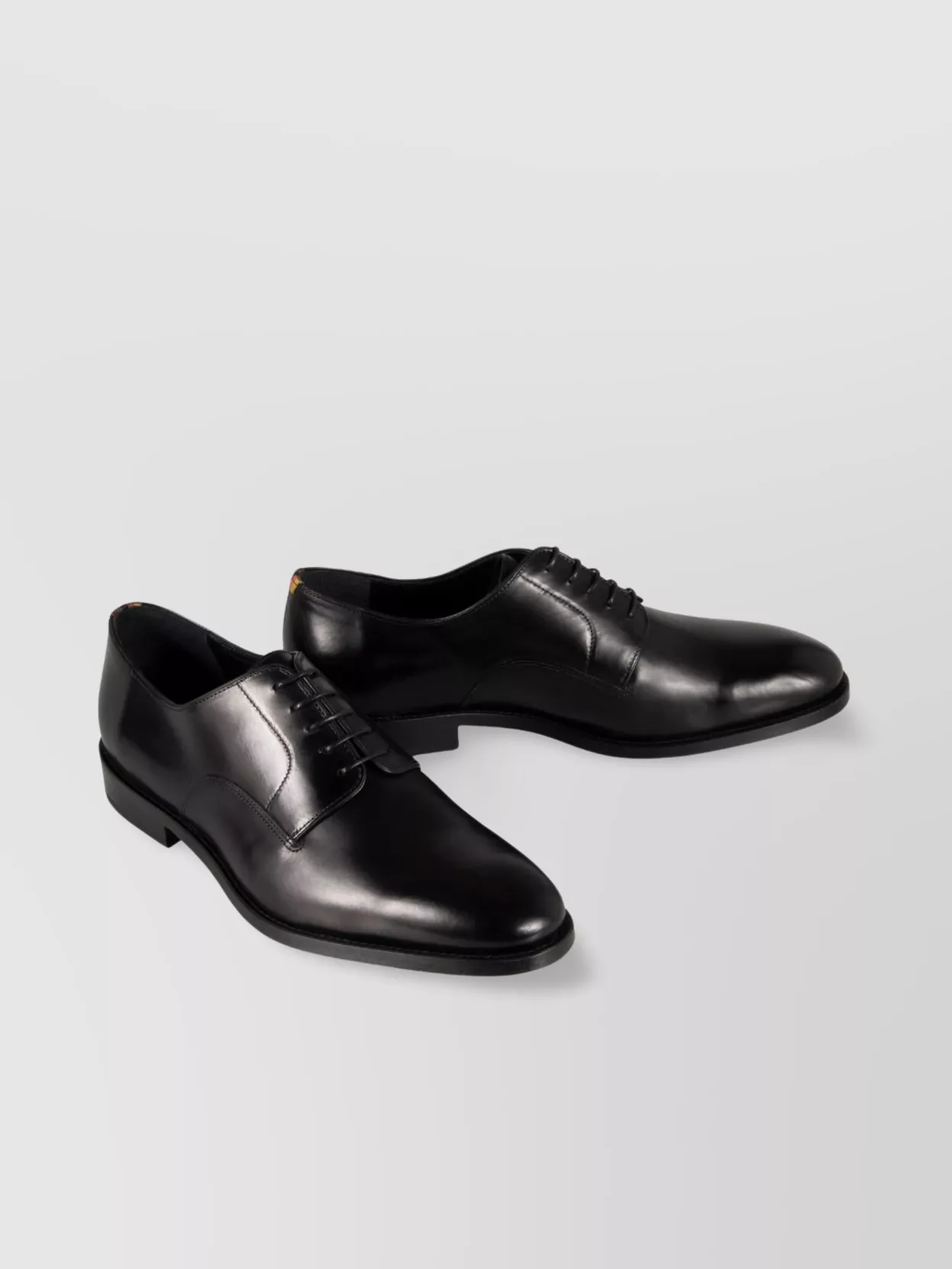 Paul Smith Round Toe Lace-up Leather Shoes