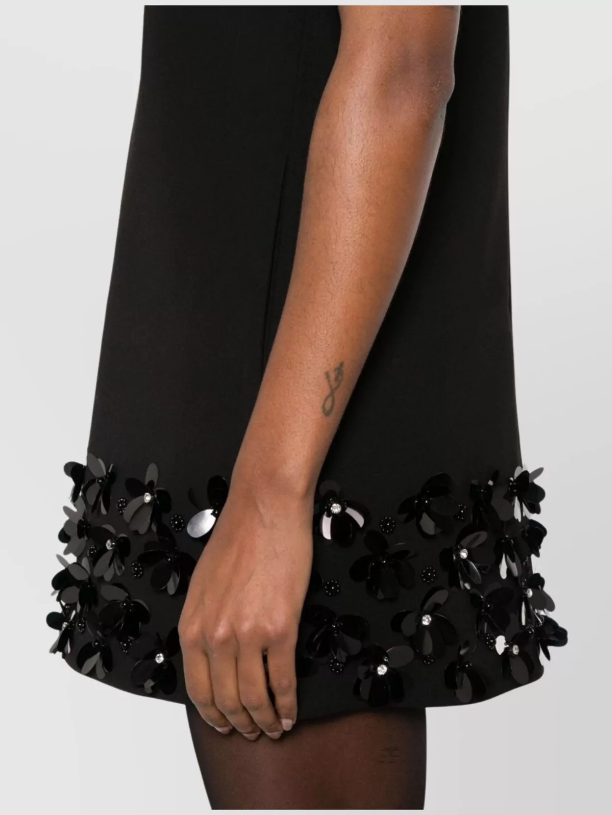 Self-portrait Sequined Crepe Mini Dress