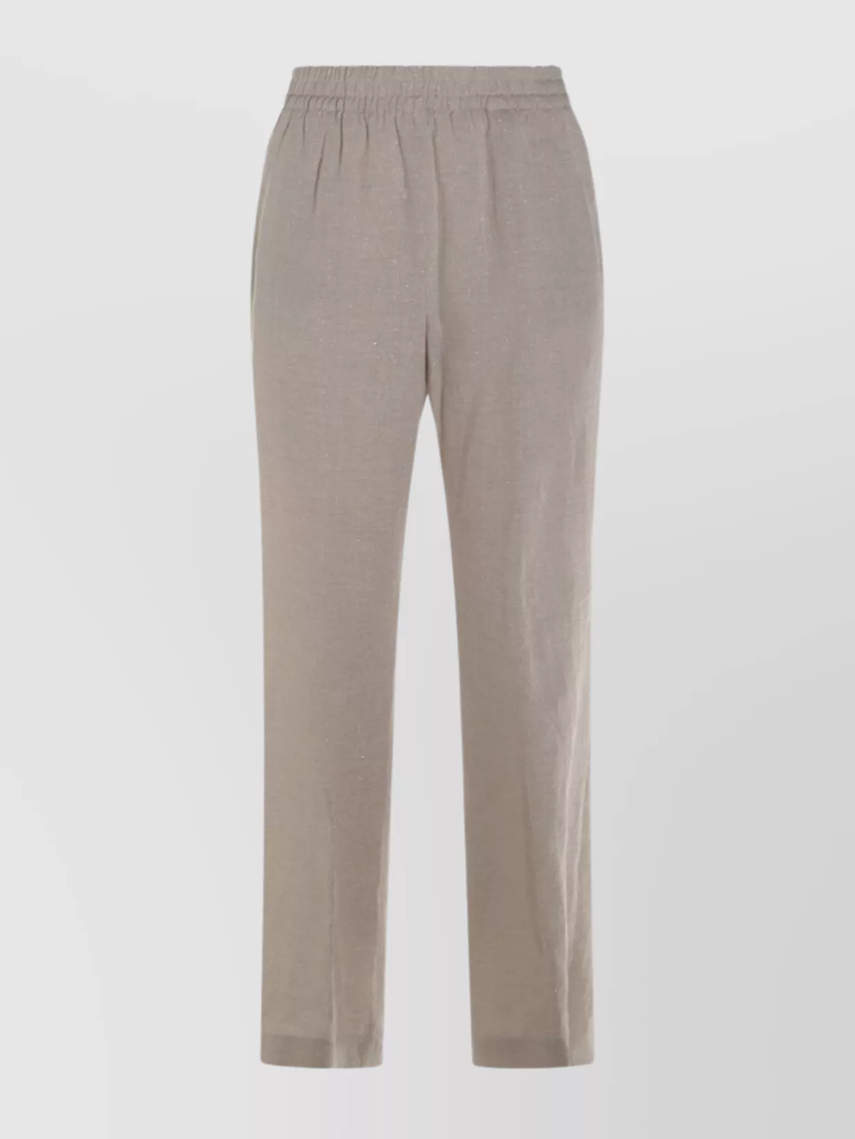 ELEVENTY ELASTIC WAISTBAND STRAIGHT LEG LIGHTWEIGHT TROUSERS