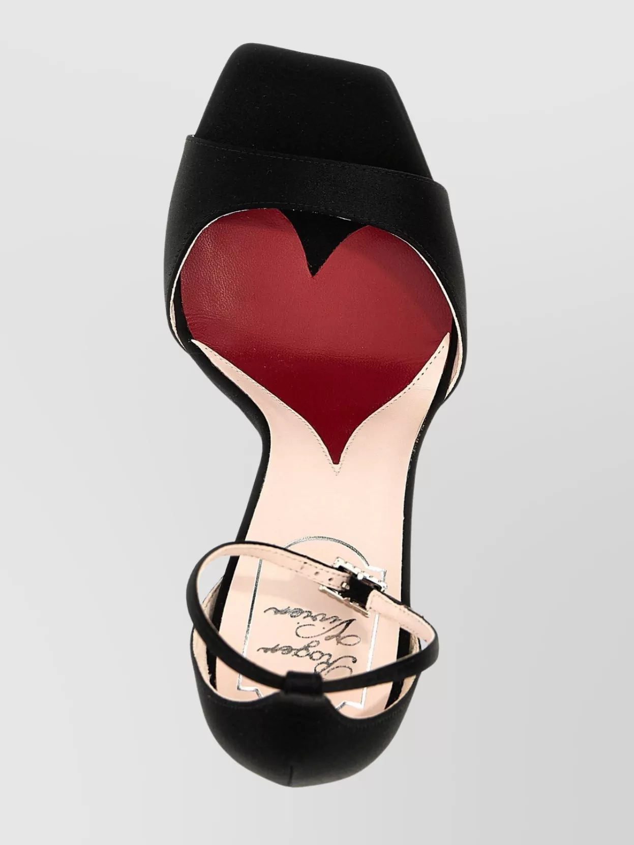 Roger Vivier Heel Embellished Open Toe Sandals