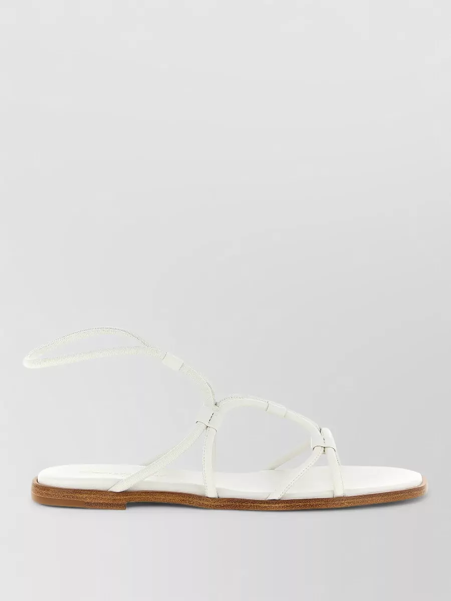 Gianvito Rossi G32574 Flat Sandals Open Toe Straps