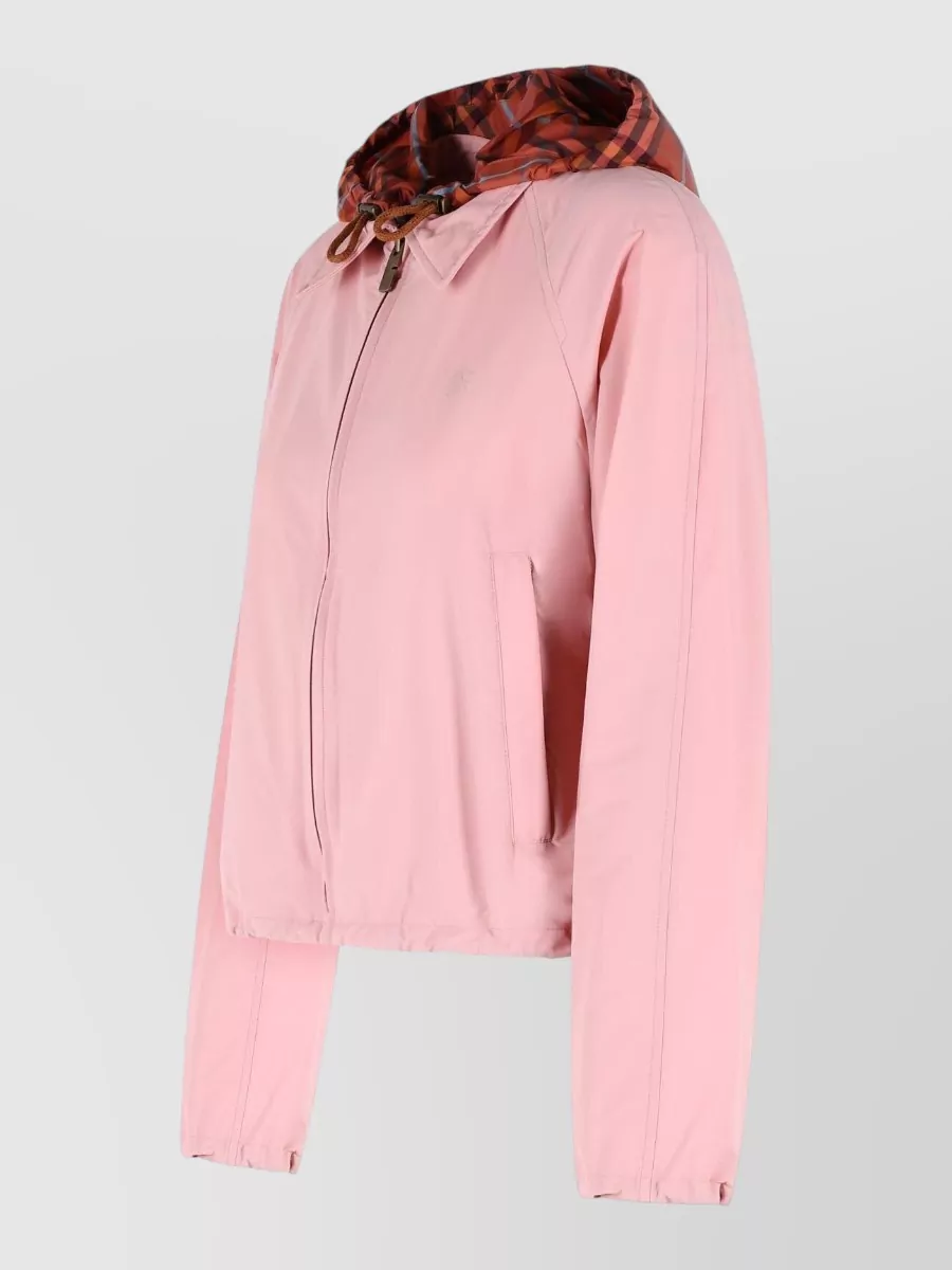 Burberry Cropped Hooded Jacket