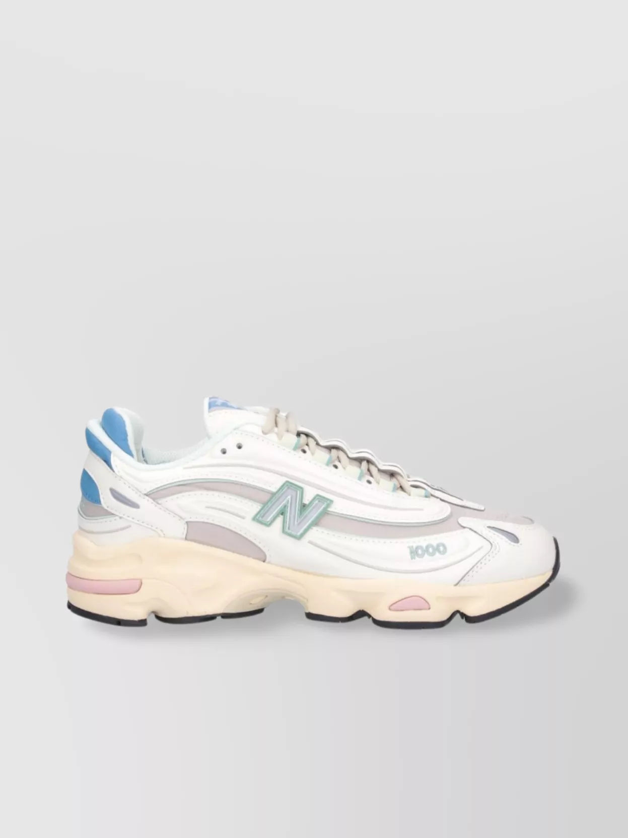 New Balance Low Top Sneakers With Mesh Panels And Multi-Color Accents