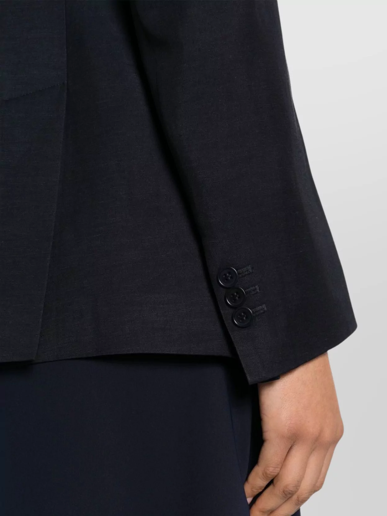 Parosh Long Sleeve Jacket Notched Lapels