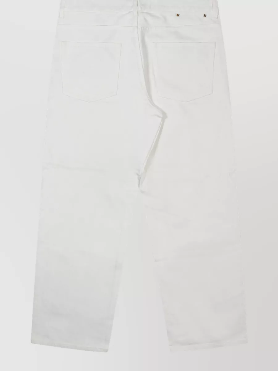 Golden Goose Straight Leg Denim Jeans Five Pocket Design