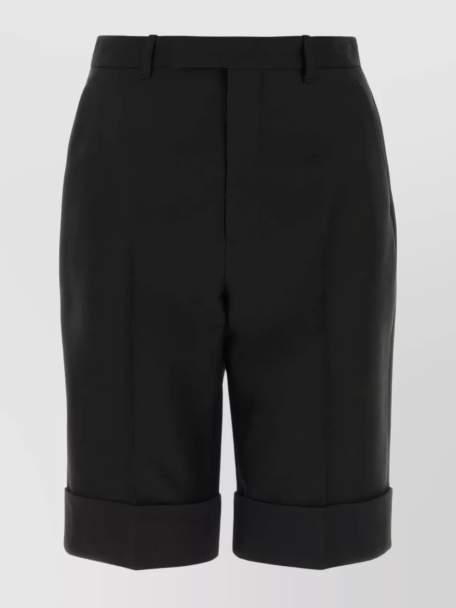 GUCCI WOOL BLEND TAILORED SHORTS