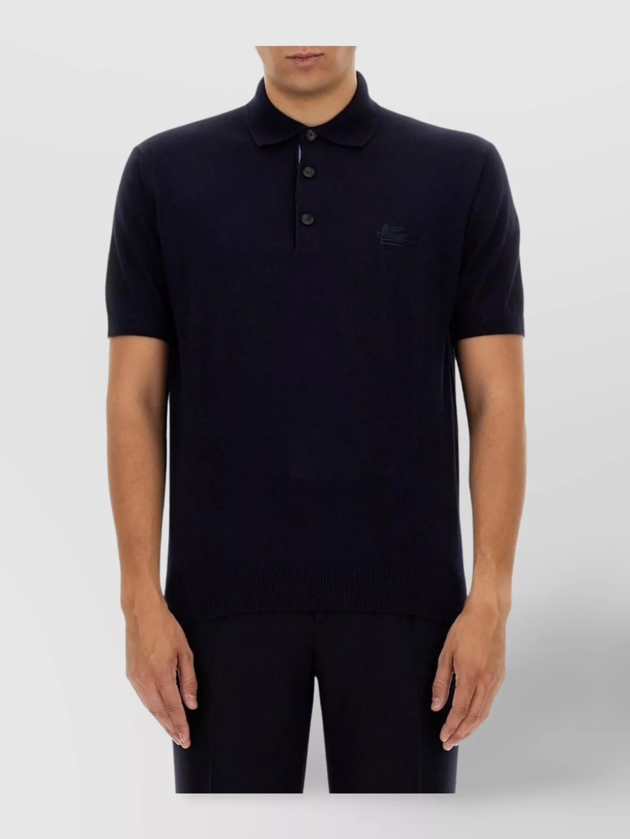 Etro Pegasus Embroidered Polo Shirt