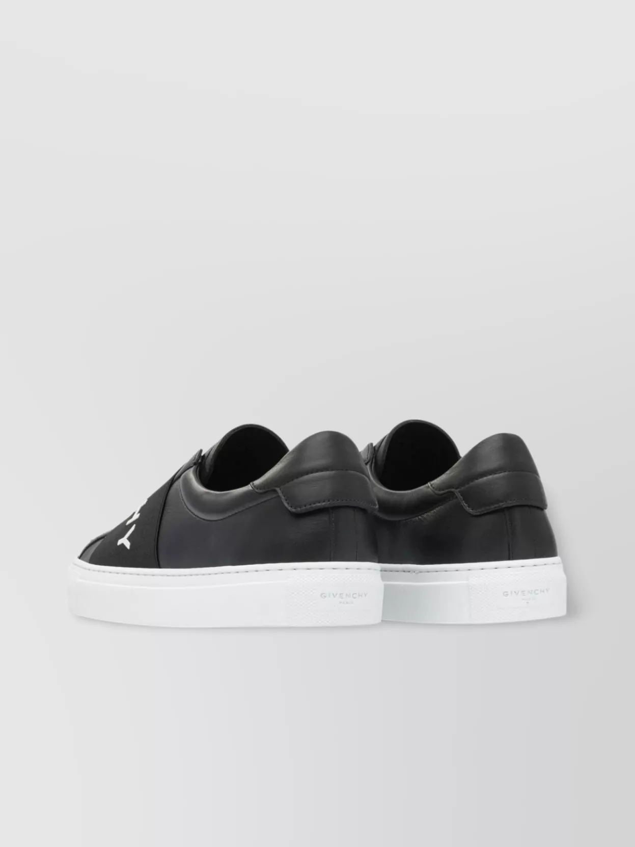 Givenchy Low-Top Round Toe Rubber Sole Sneakers