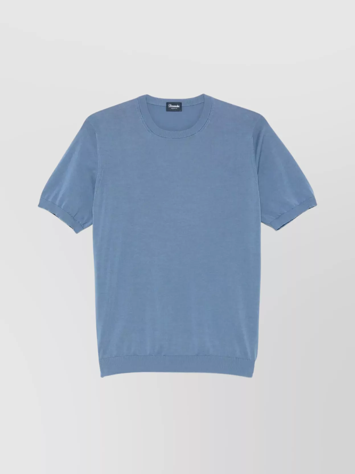 Drumohr Crew Neck Short Sleeves Knit Top