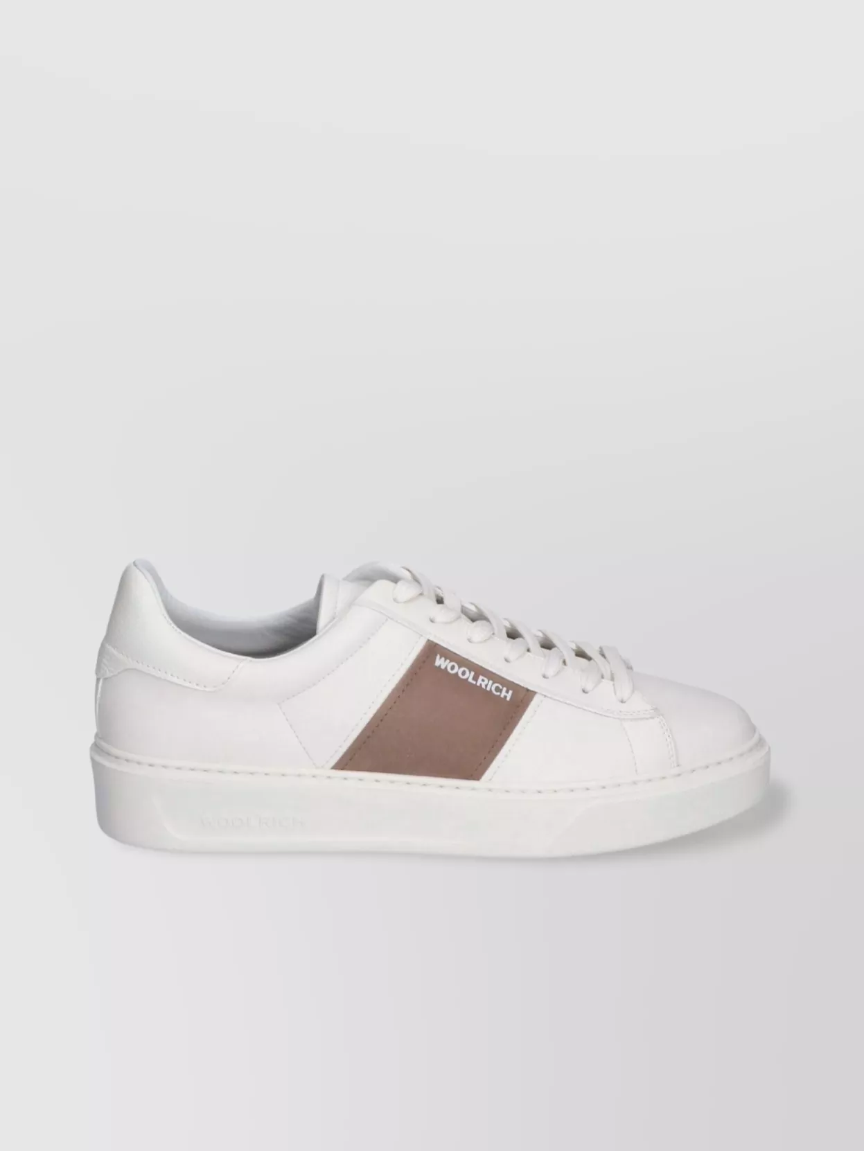 Woolrich Contrast Panel Flat Sole Sneaker