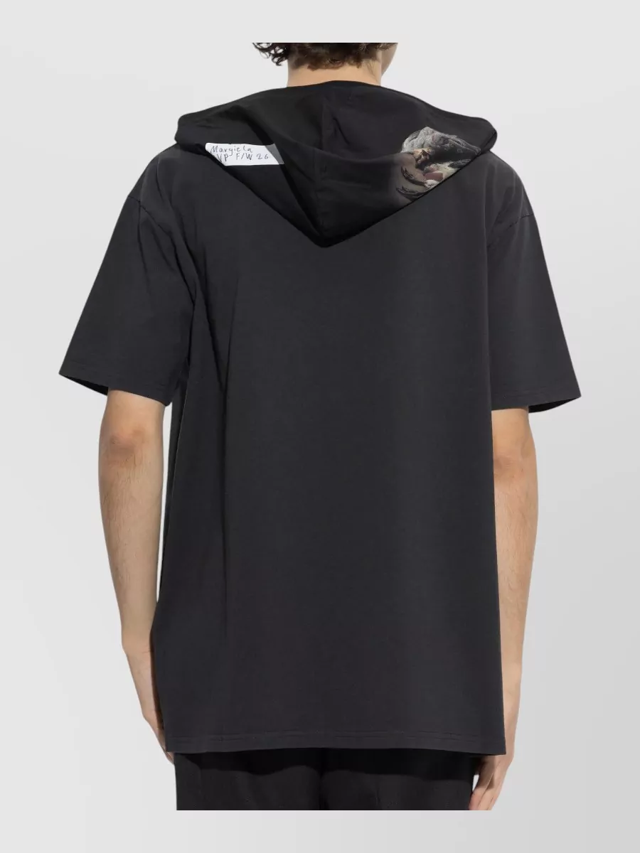 Maison Margiela Cotton Hooded T-Shirt