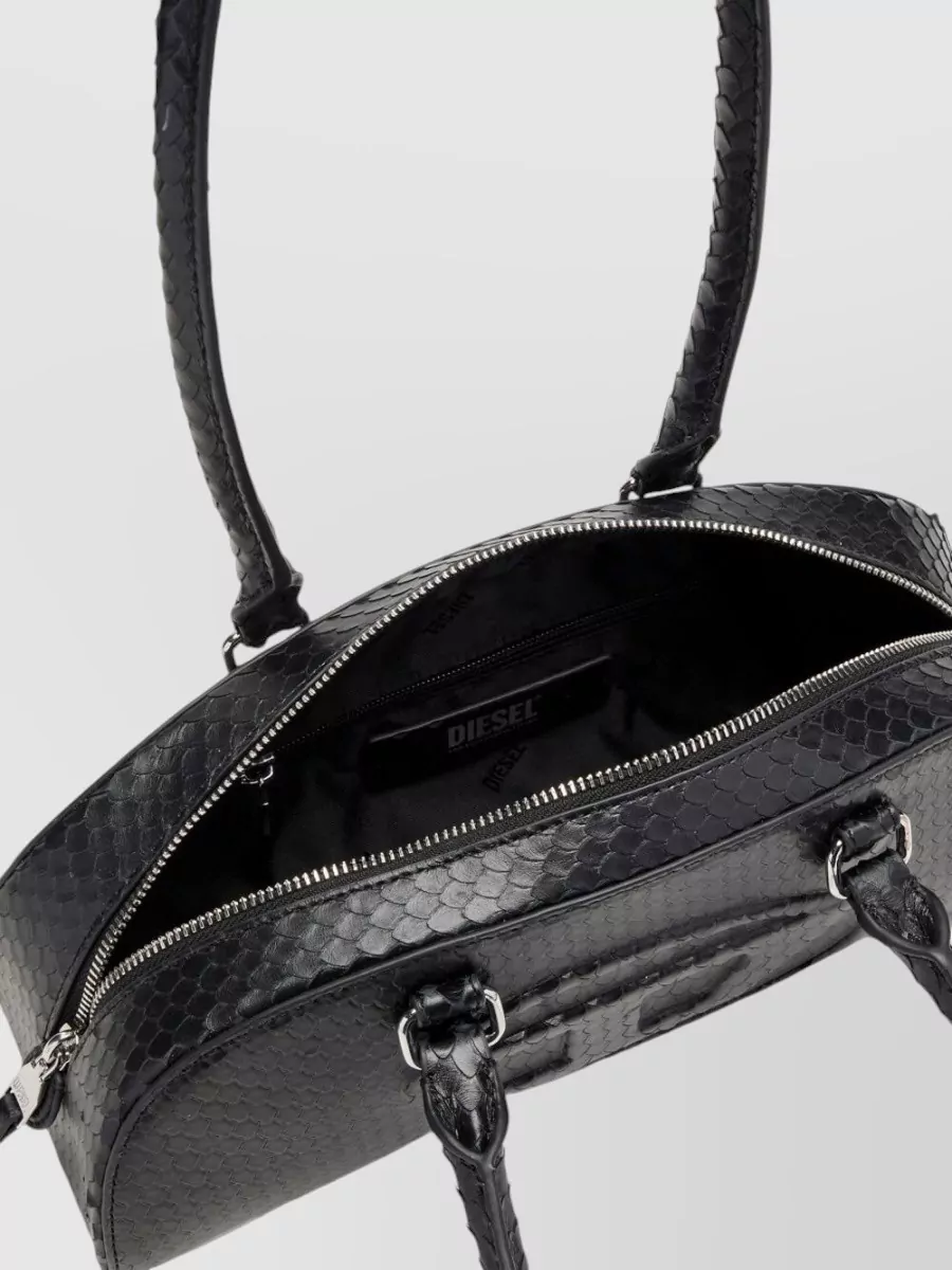 Diesel 1Dr Dome Leather Shoulder Bag
