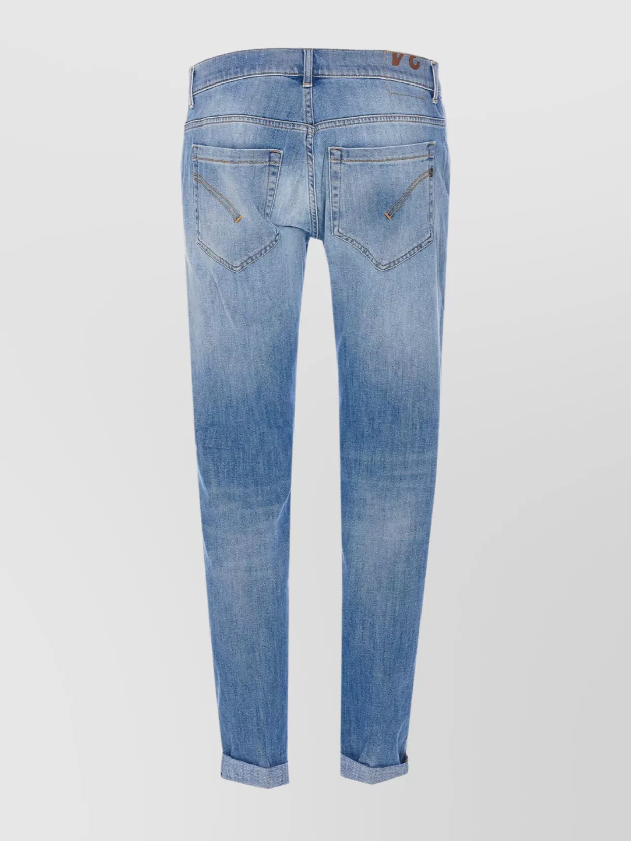Dondup Slim Fit Distressed Five-pocket Belt Loops