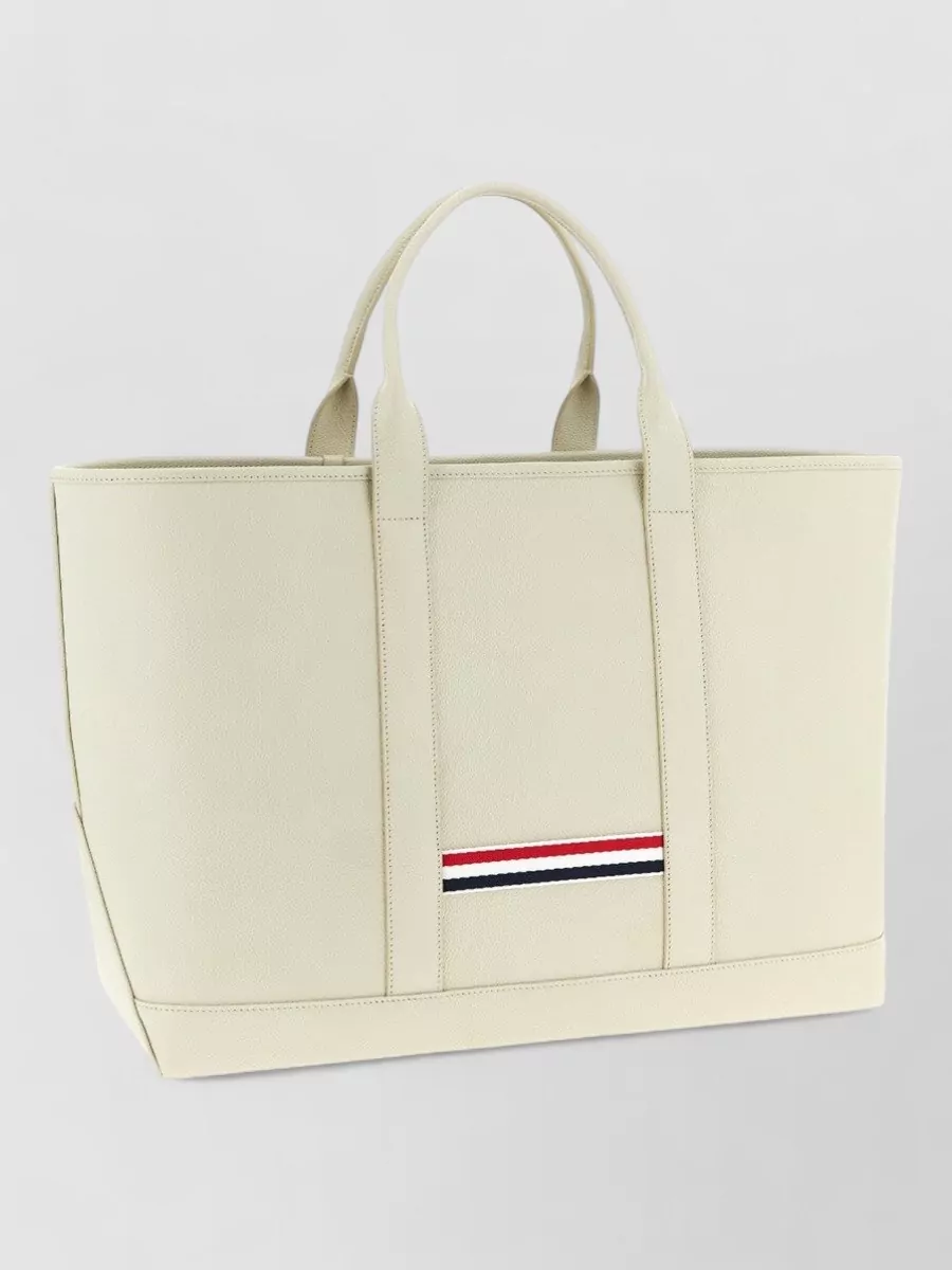 Thom Browne Medium Tool Tote Perforated Hector Leather