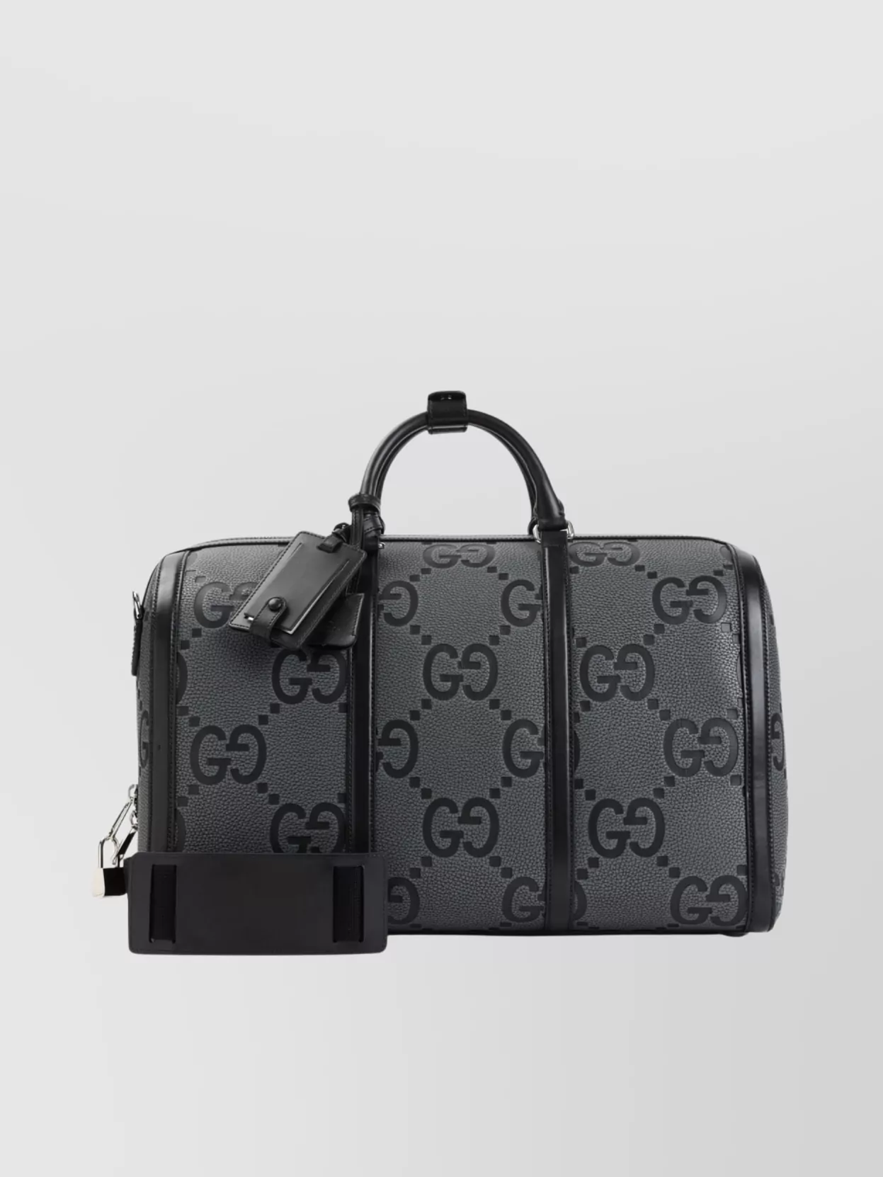 Gucci Leather Duffle Bag Metal Hardware