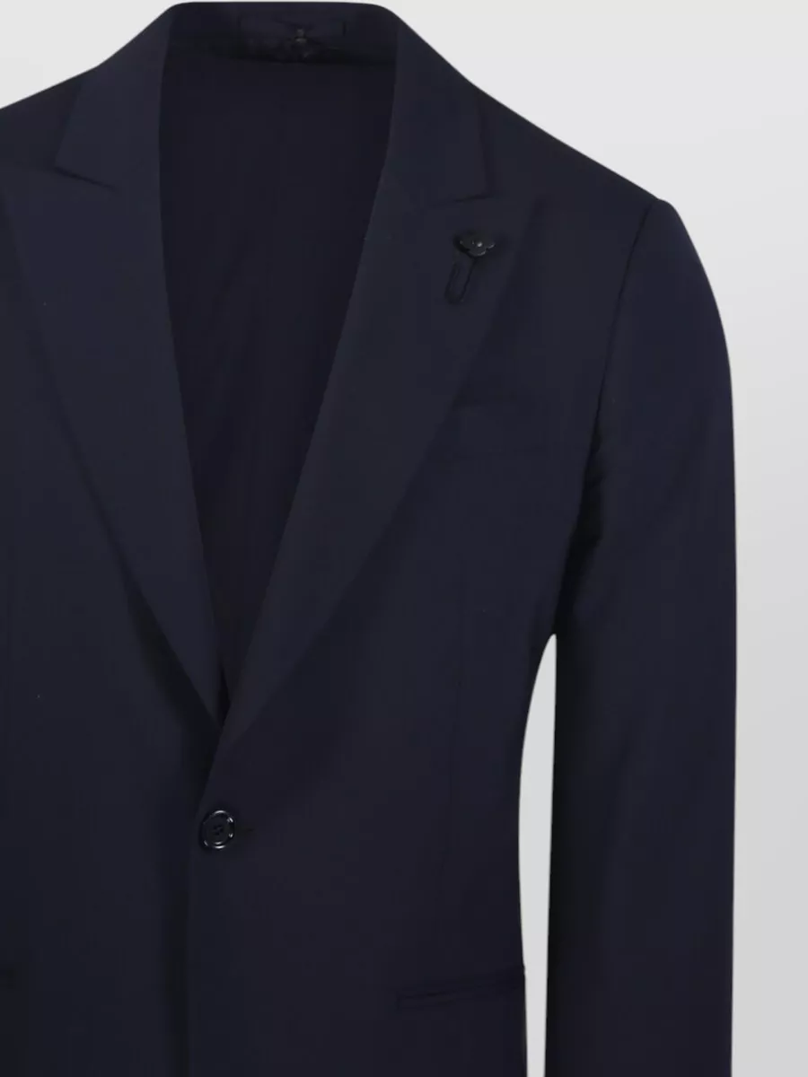 Lardini Virgin Wool Single Breasted Suit