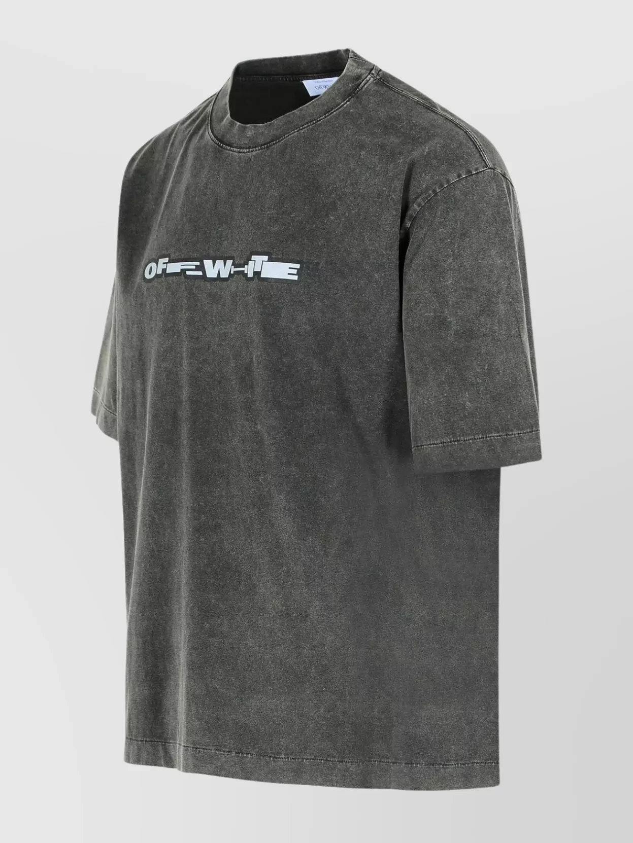 Off-White Graphic Print Crew Neck Short Sleeve T-Shirt