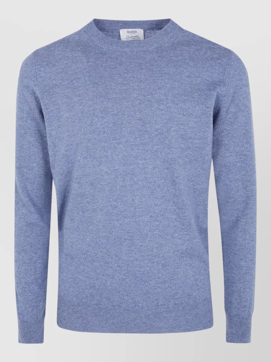 Barba Napoli cashmere wool round neck sweater