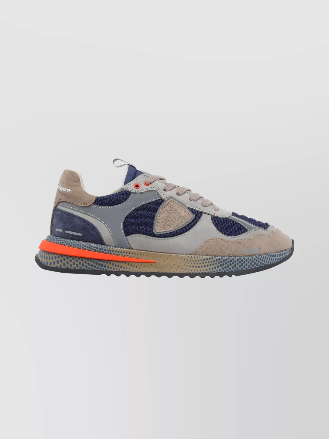 Philippe Model Casual Low Top Sneakers With Round Toe Shape