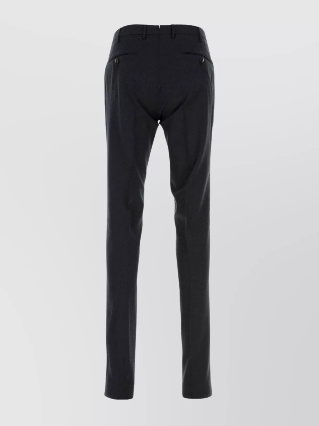 Pt Torino Wool Pant With Stretch And Pockets In Gray