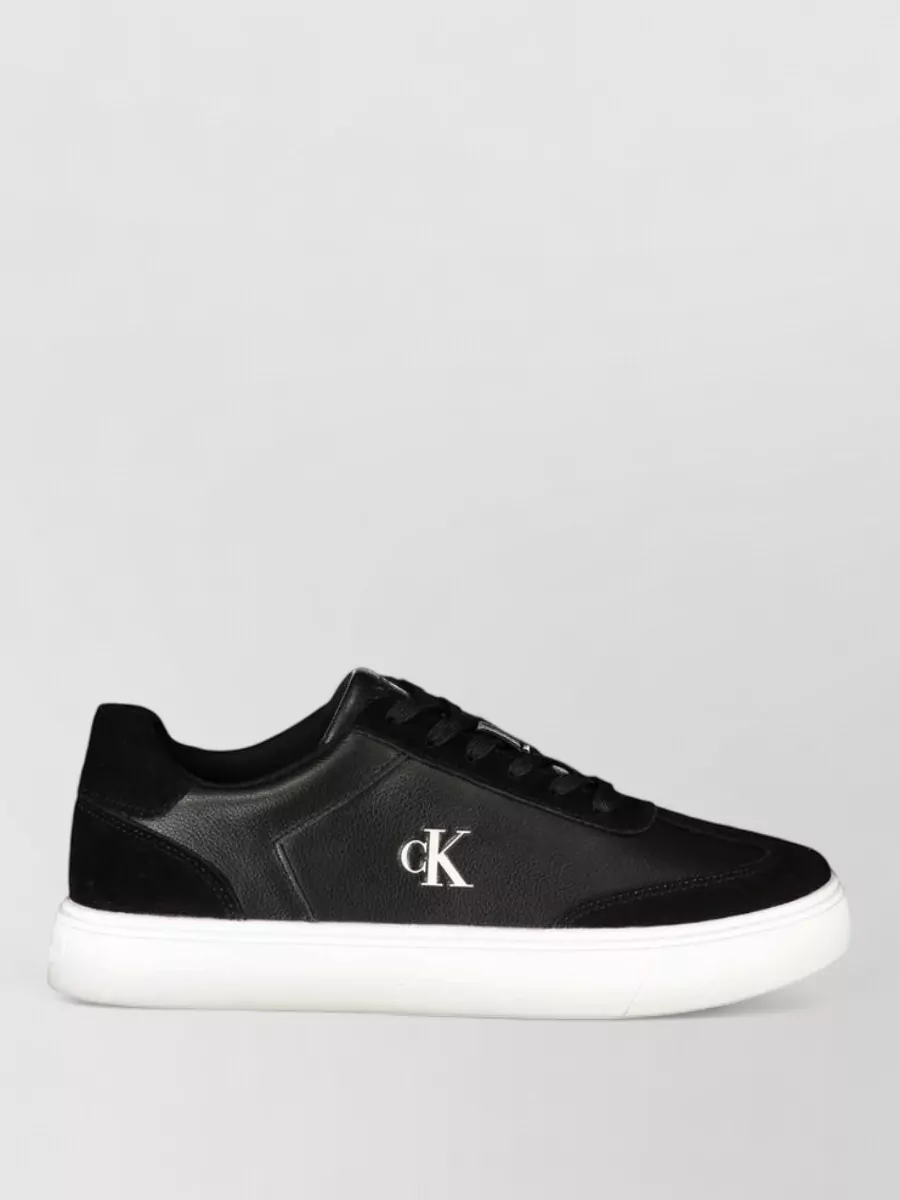Calvin Klein Leather Low-Top Sneakers