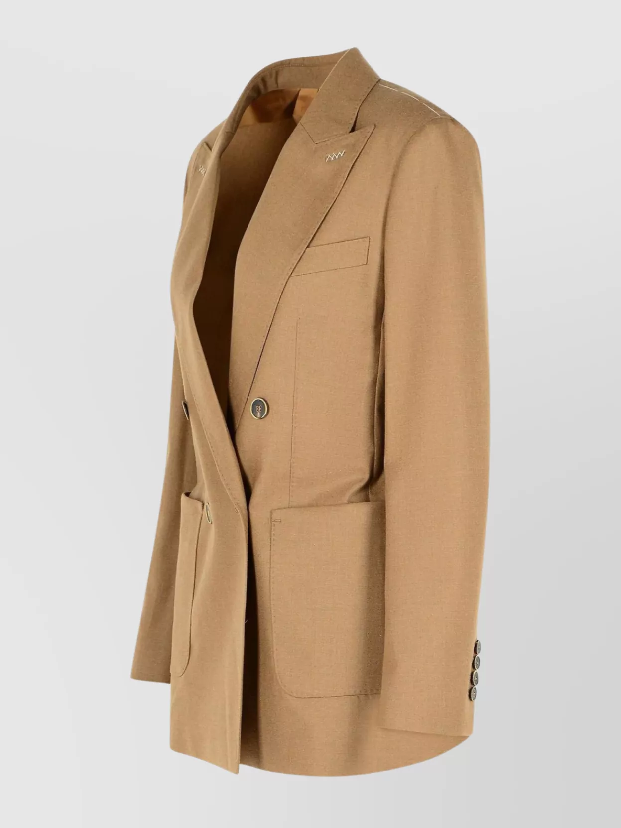 Max Mara Cashmere Blazer Notch Lapel Design