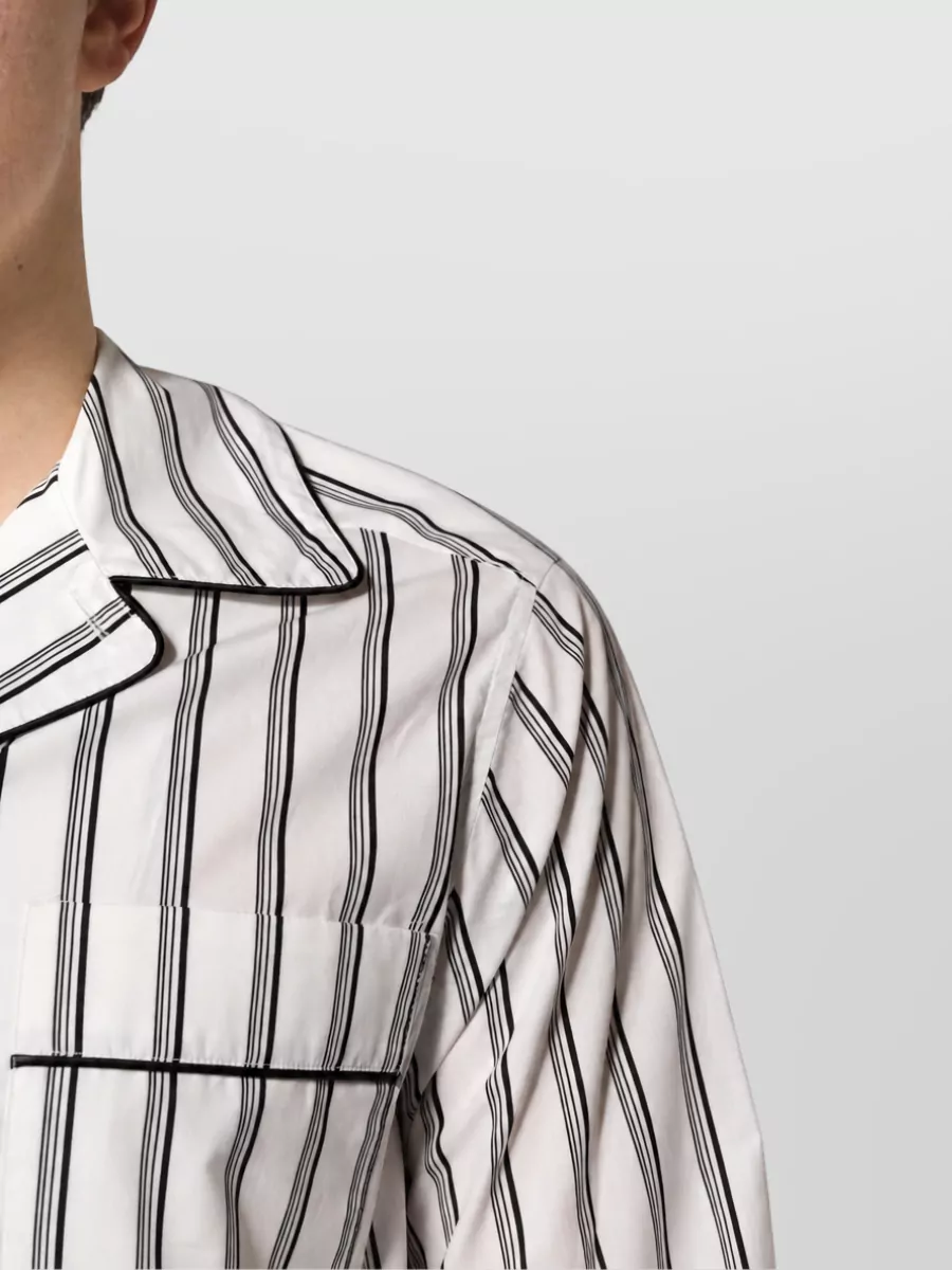 Dolce&Gabbana Cotton Striped Pajama Set