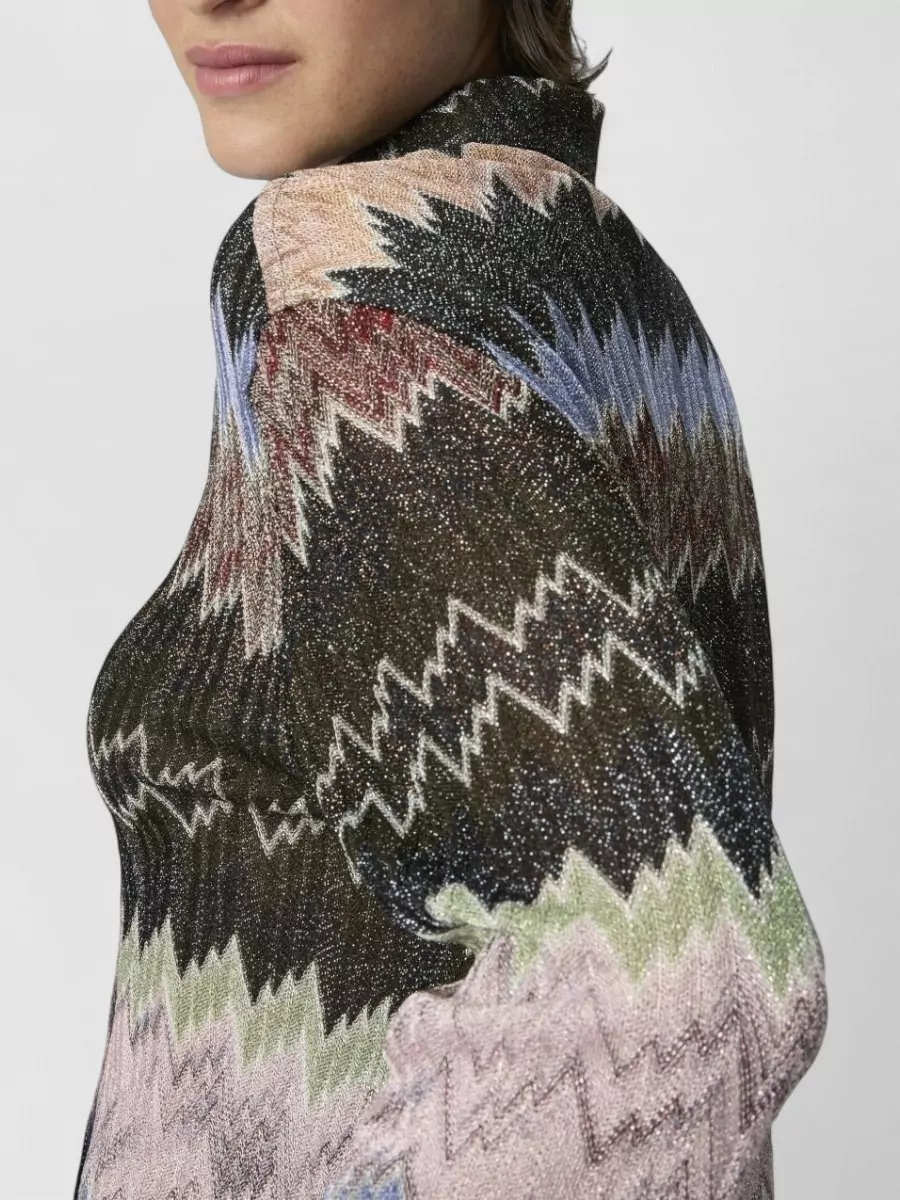 Missoni Zigzag Snake Pattern Long Sleeve Shirt