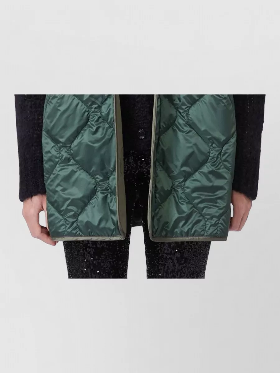 Weekend Max Mara Hooded Coat Drawstring Detail Front Pockets