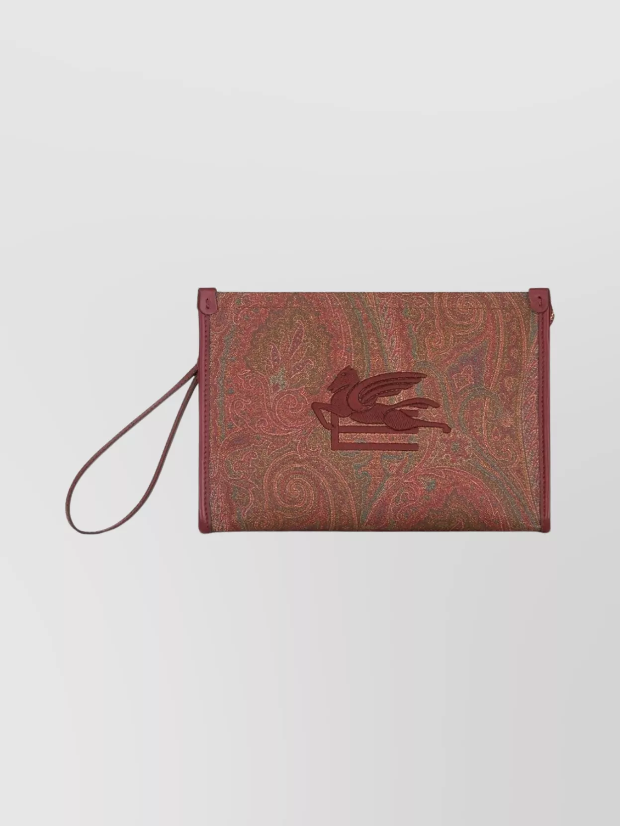 Etro Clutch Bag With Detachable Wrist Strap