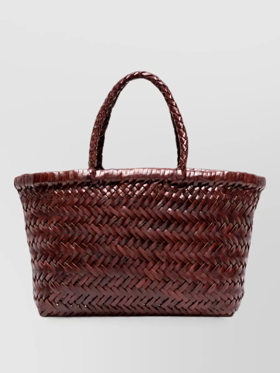 Dragon Diffusion mini flat gora leather beach bag