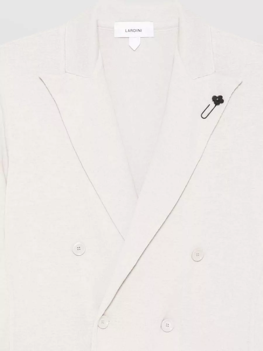 Lardini Cotton Double-Breasted Blazer