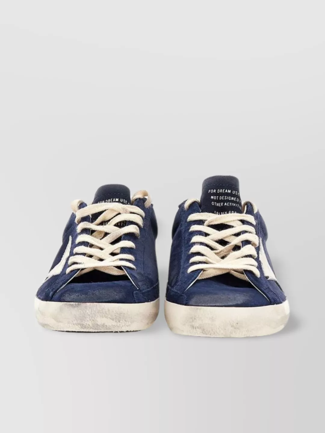 GOLDEN GOOSE STAR SIDE DISTRESSED SUEDE SNEAKERS