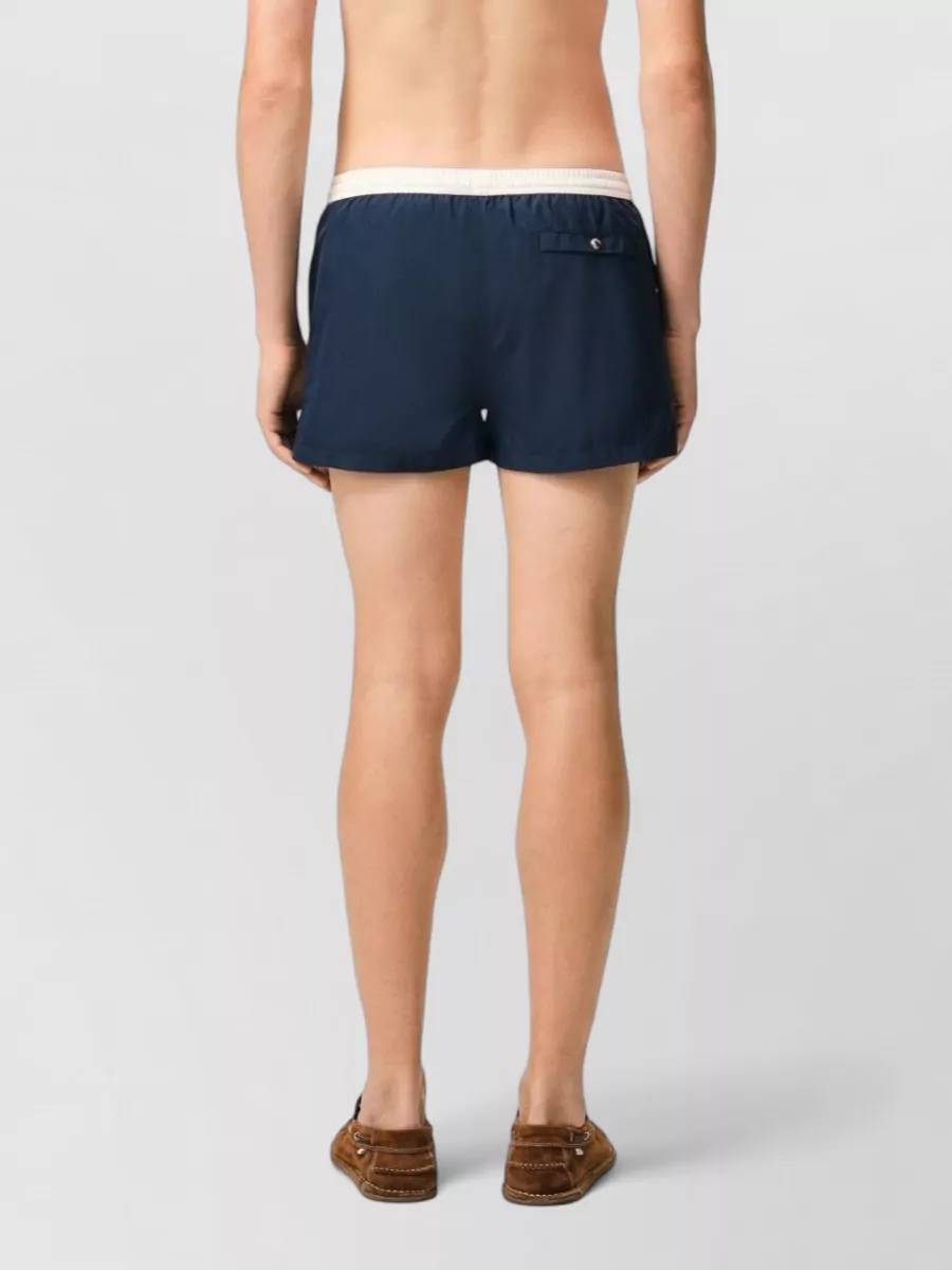 Ami Paris Bicolor Swim Shorts