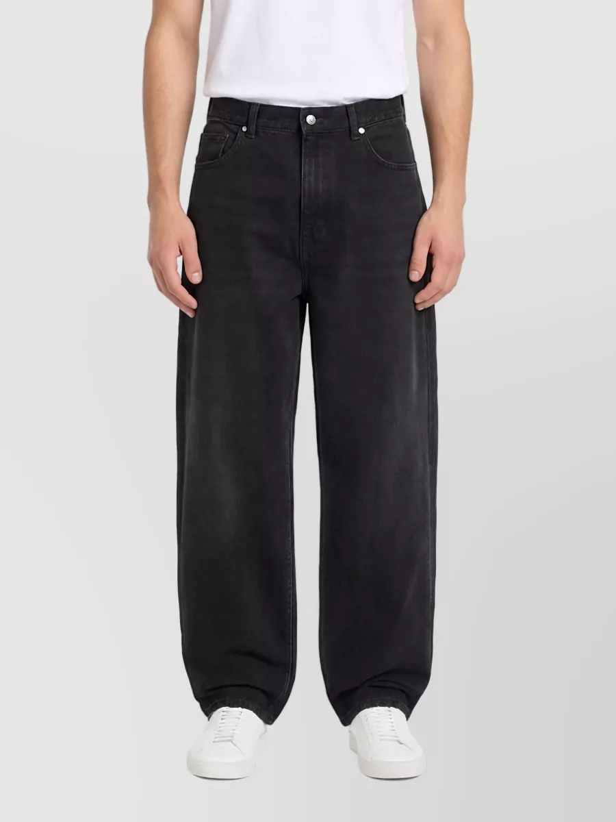 Stone Island Denim mid-rise straight-leg jeans