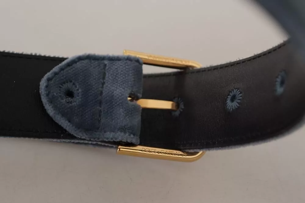 Dolce&Gabbana Velvet Waist Belt