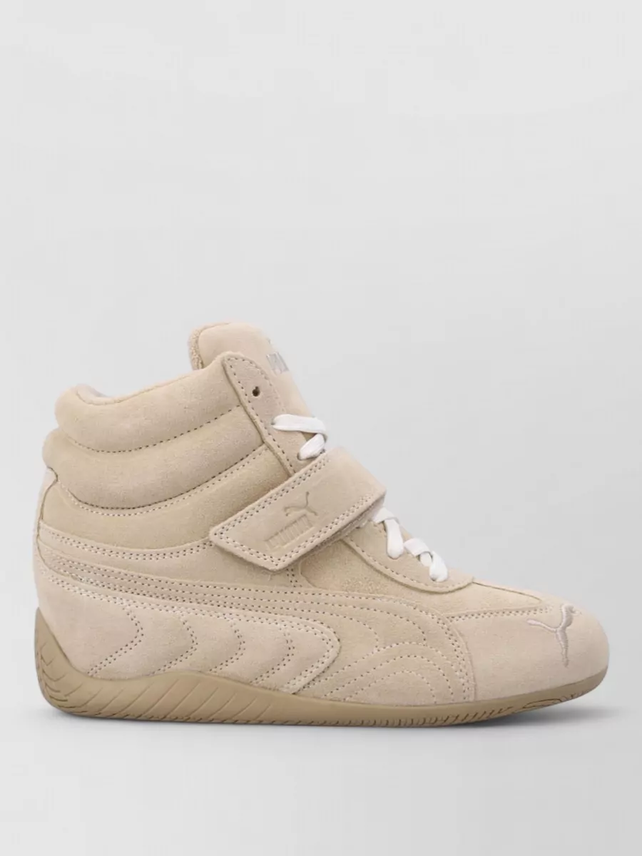 Puma Leather Wedge Boots